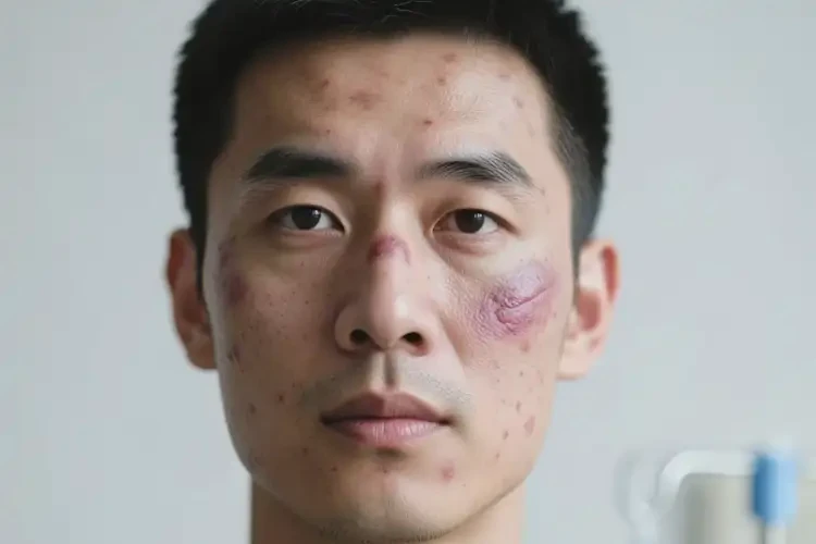 男人面部出濕疹可不可以徹底自愈(圖2)