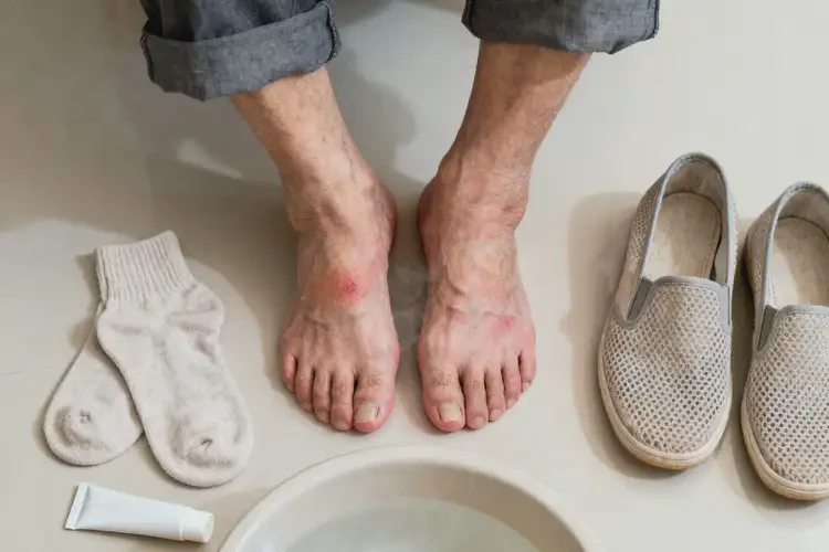 老年人腳上偶爾起濕疹能靠自己自愈嗎(圖3)