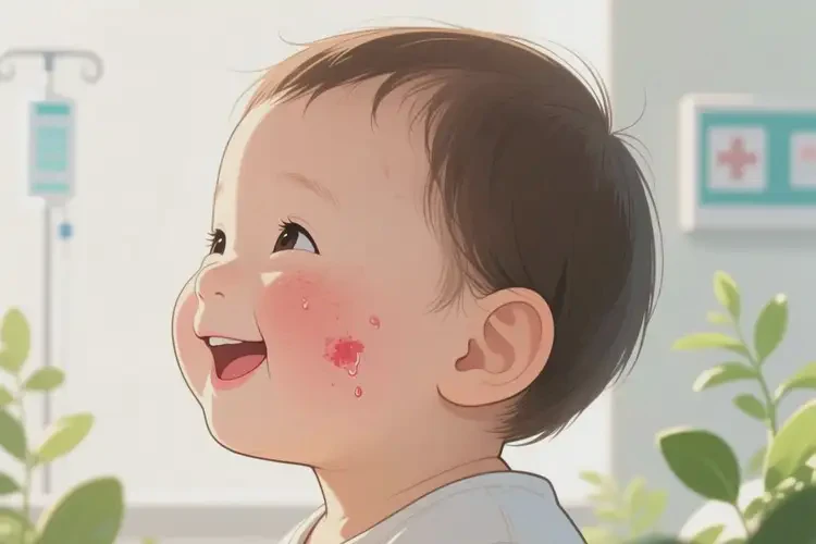 小兒臉上偶爾起濕疹能靠自己自愈嗎(圖4)