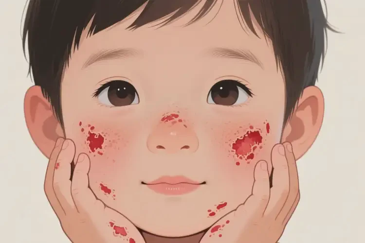 小孩面部長濕疹能靠自己自愈嗎(圖3)
