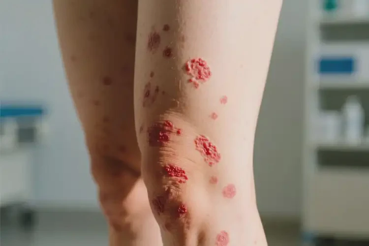 女性大腿有濕疹不管它會自己痊愈嗎(圖3)