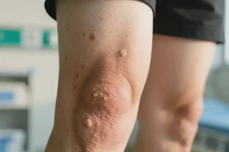 男生大腿容易長濕疹能靠自己自愈嗎(圖1)