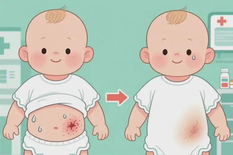寶寶肚子上經(jīng)常起濕疹可以徹底自愈嗎(圖2)
