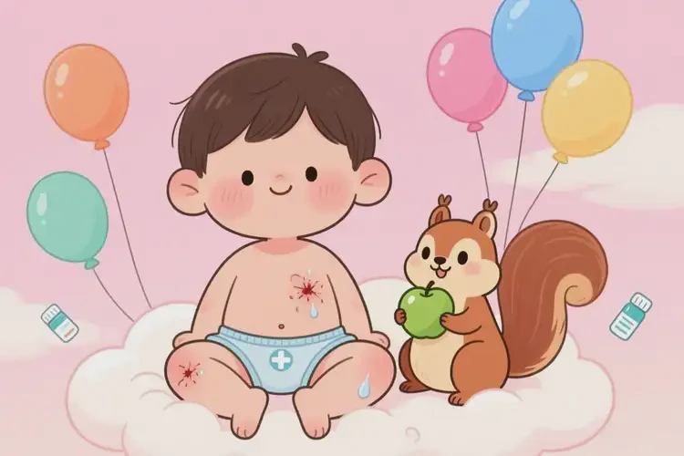 儿童屁股上经常长湿疹可不可以彻底自愈(图3)