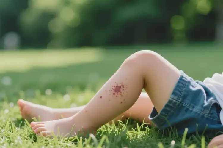 孩子小腿上偶爾長(zhǎng)濕疹不管它會(huì)自己自愈嗎(圖3)