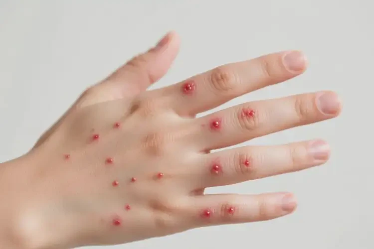 女生手上有濕疹可不可以徹底自愈(圖1)