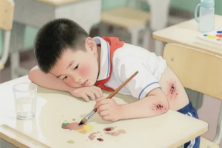 小學(xué)生肚子上偶爾起濕疹不管它會(huì)自己好嗎(圖2)