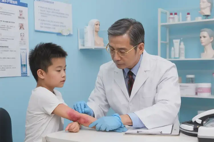 少兒全身起濕疹不管它會自己痊愈嗎(圖2)