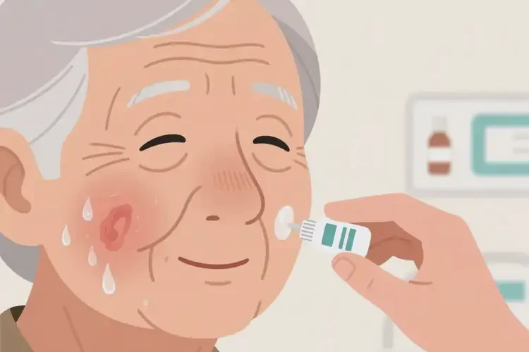 老年人面部偶爾長濕疹能夠徹底治愈嗎(圖3)