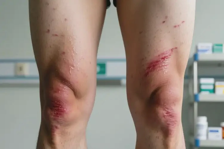 男性大腿上起濕疹不管它會自己自愈嗎(圖2)