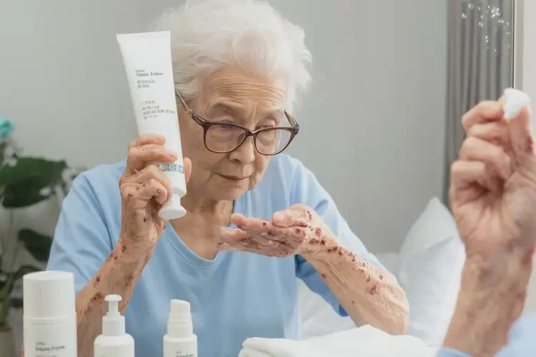 高齡老人手上偶爾起濕疹能夠徹底治愈嗎(圖4)