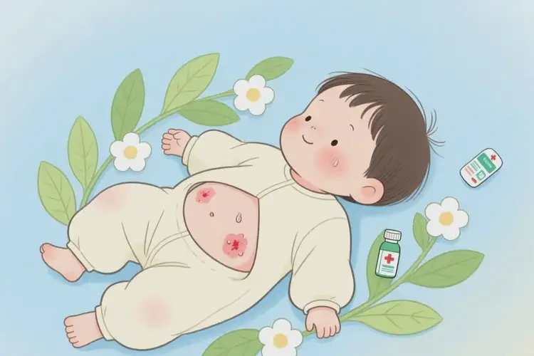 孩子肚子偶爾長(zhǎng)濕疹能徹底自愈嗎(圖3)