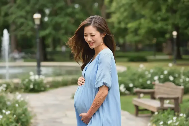 孕婦手臂上經(jīng)常起濕疹不管它會自己自愈嗎(圖1)