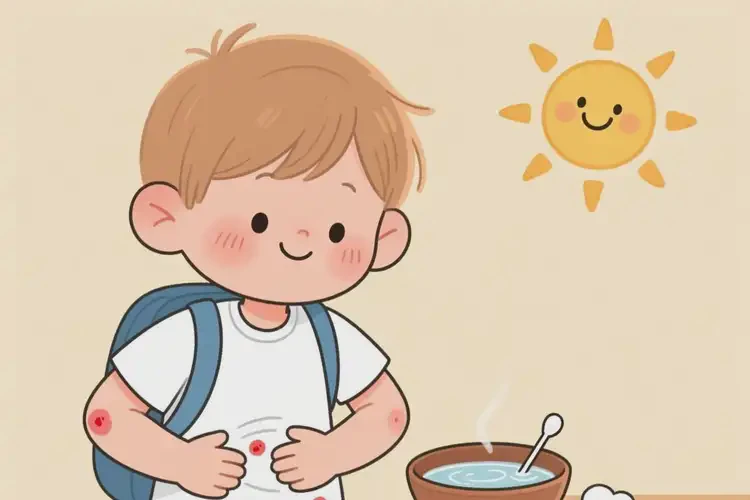 小學(xué)生肚子容易起濕疹可不可以徹底自愈(圖3)