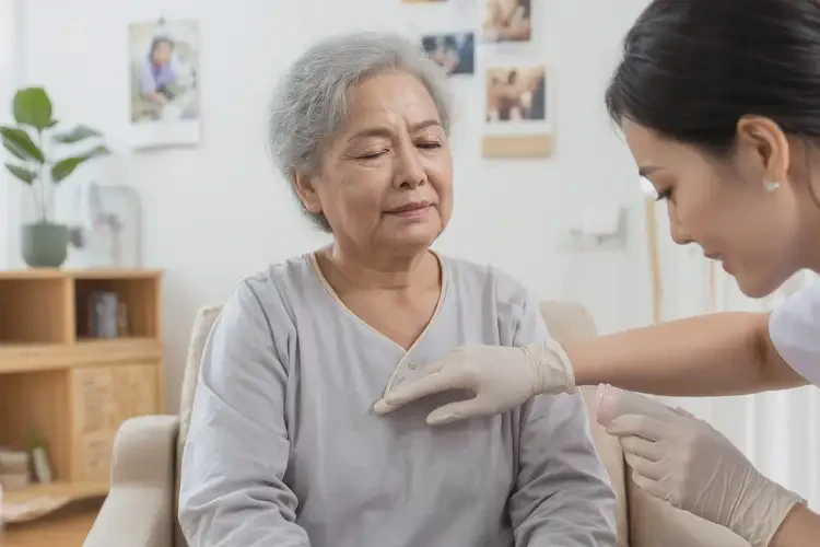 高齡老人面部長(zhǎng)濕疹能夠徹底治愈嗎(圖2)