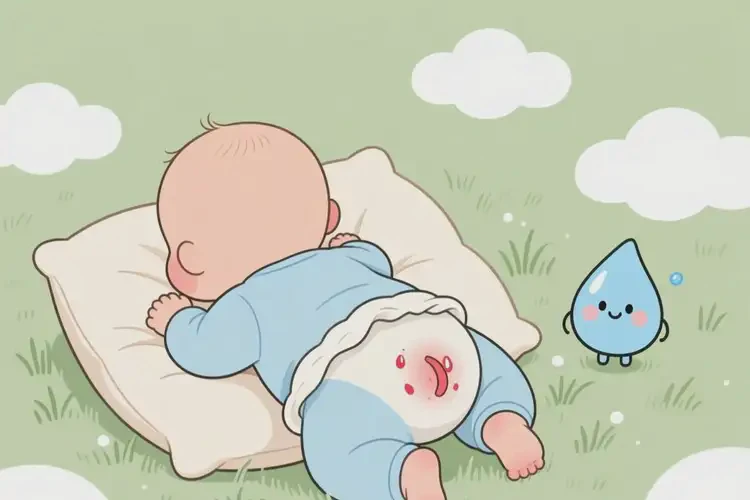 嬰幼兒肛周偶爾長濕疹不管它會自己自愈嗎(圖1)