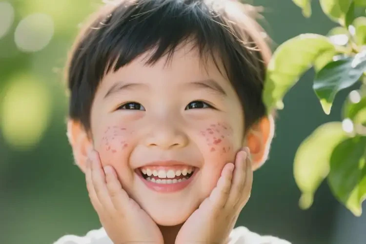 孩子面部起濕疹能徹底自愈嗎(圖3)