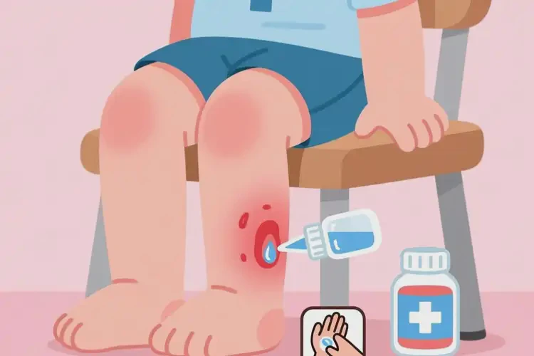 兒童小腿出濕疹能夠徹底治愈嗎(圖2)