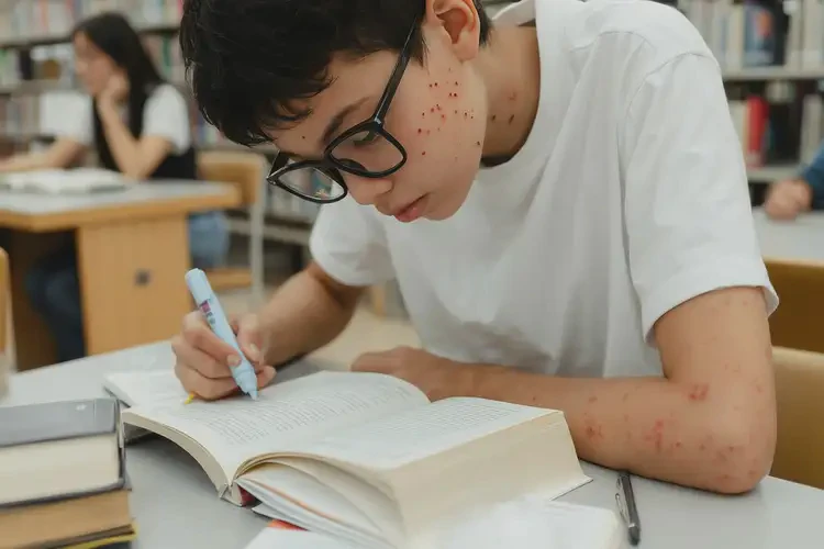 大学生小腿容易长湿疹不管它会自己自愈吗(图4)