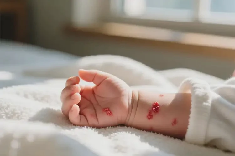 寶寶手上出濕疹不管它會(huì)自己痊愈嗎(圖4)