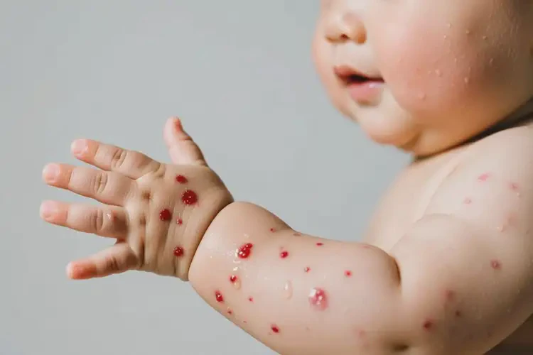 嬰幼兒四肢有濕疹不管它會(huì)自己痊愈嗎(圖2)