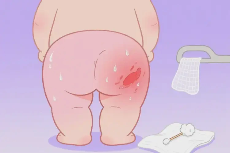 小兒肛周起濕疹可不可以徹底自愈(圖1)