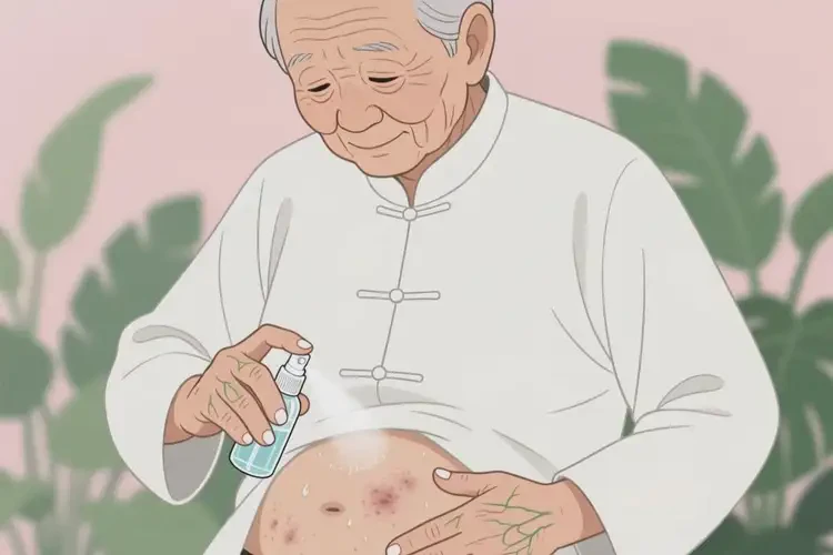 高齡老人肚子容易起濕疹不管它會(huì)自己自愈嗎(圖1)