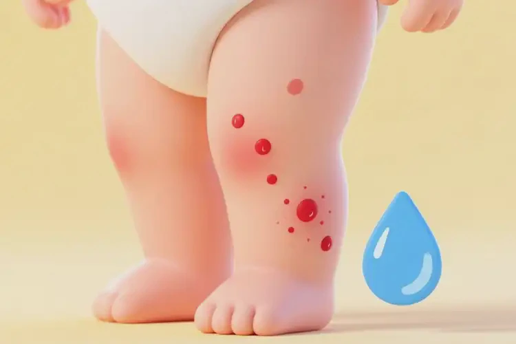 小兒大腿容易起濕疹不管它會自己痊愈嗎(圖2)
