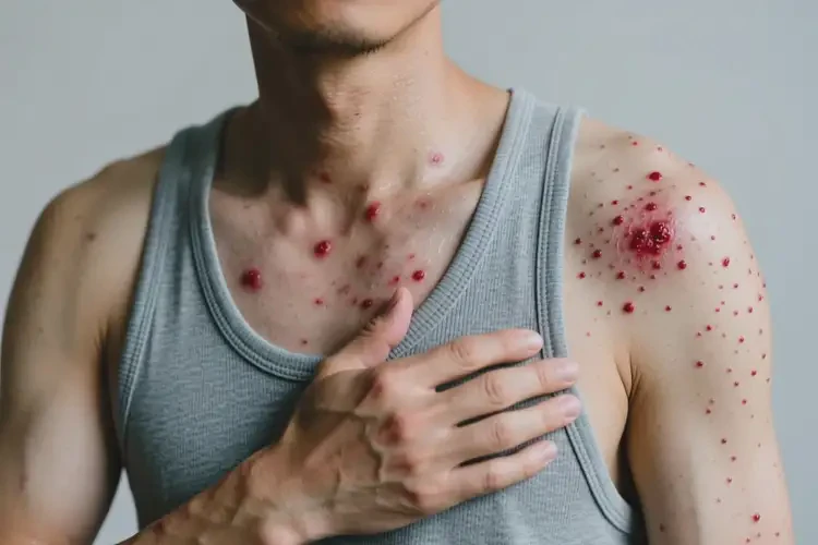 男人身上經(jīng)常起濕疹可以徹底自愈嗎(圖1)