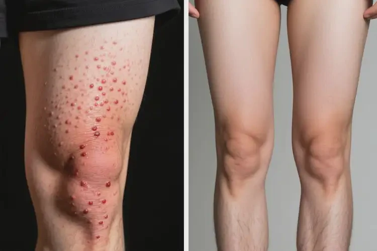 男人大腿上經(jīng)常長(zhǎng)濕疹不管它會(huì)自己好嗎(圖3)