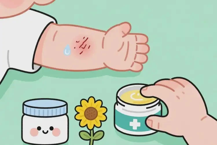 小兒脖子上容易長(zhǎng)濕疹能夠徹底治愈嗎(圖2)