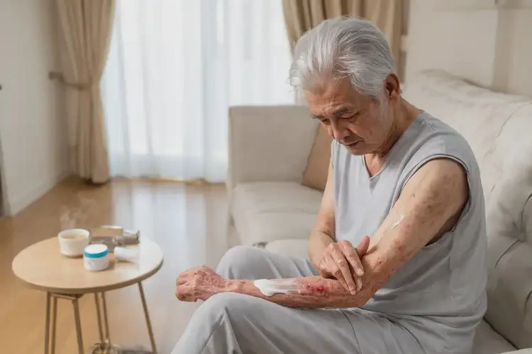 老年人身上起湿疹不管它会自己好吗(图3)