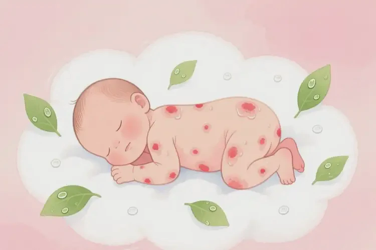 新生兒全身有濕疹不管它會自己痊愈嗎(圖4)