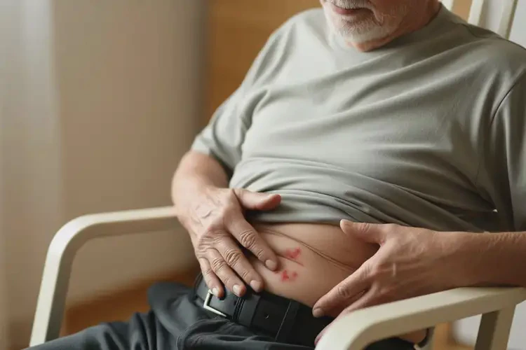 老人肚子上长湿疹可以彻底自愈吗(图2)