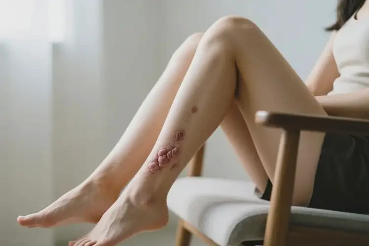 女人小腿經(jīng)常長濕疹不管它會(huì)自己好嗎(圖2)