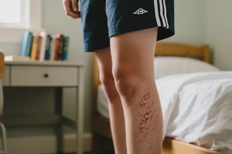 中學生小腿上起濕疹不管它會自己痊愈嗎(圖3)