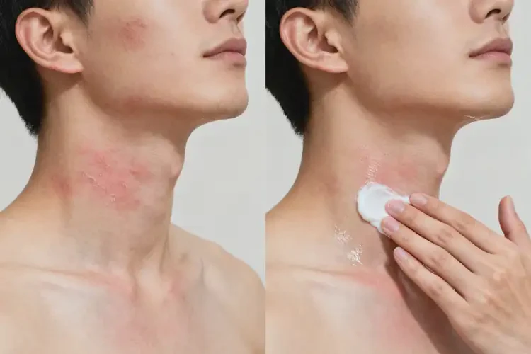 男性脖子上起濕疹不管它會(huì)自己好嗎(圖4)