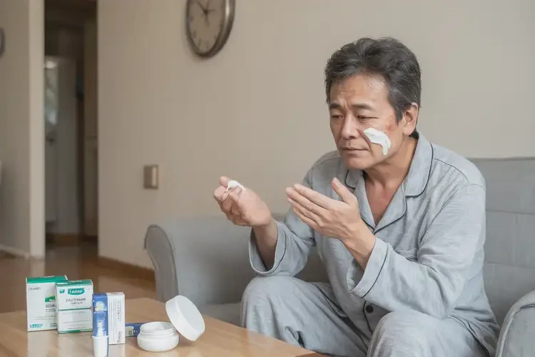 男人面部經(jīng)常起濕疹不管它會(huì)自己自愈嗎(圖2)