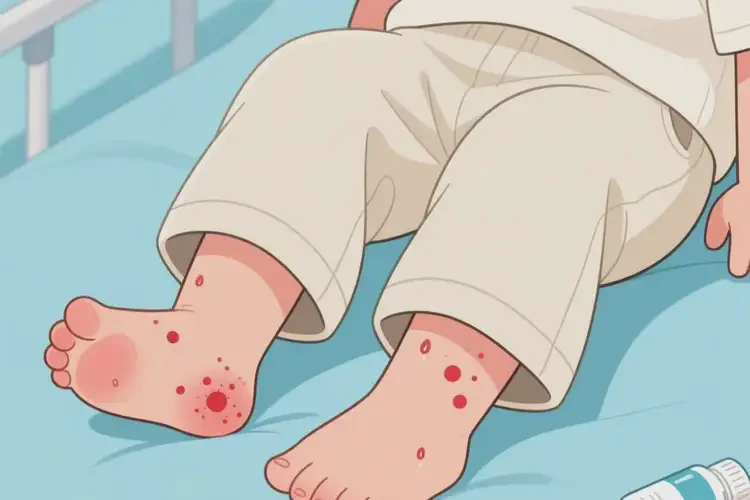 孩子小腿偶爾長濕疹不管它會自己自愈嗎(圖4)