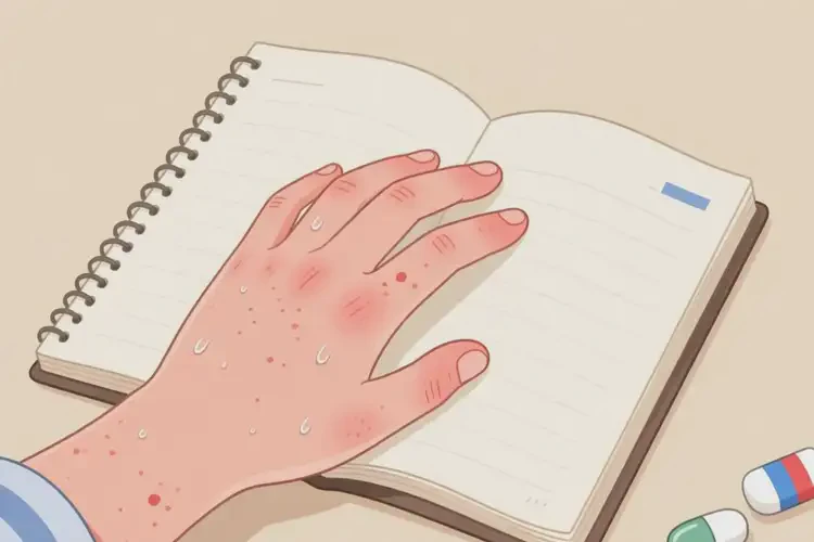 大學(xué)生手上偶爾起濕疹能徹底自愈嗎(圖4)