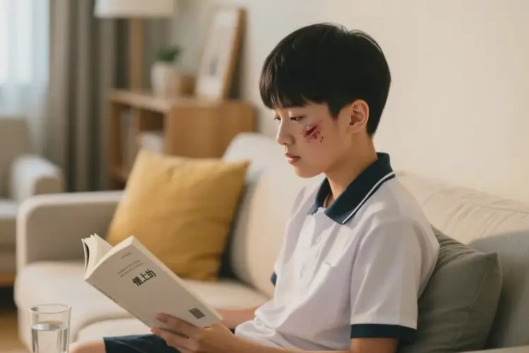 中學(xué)生臉上容易起濕疹能徹底自愈嗎(圖1)