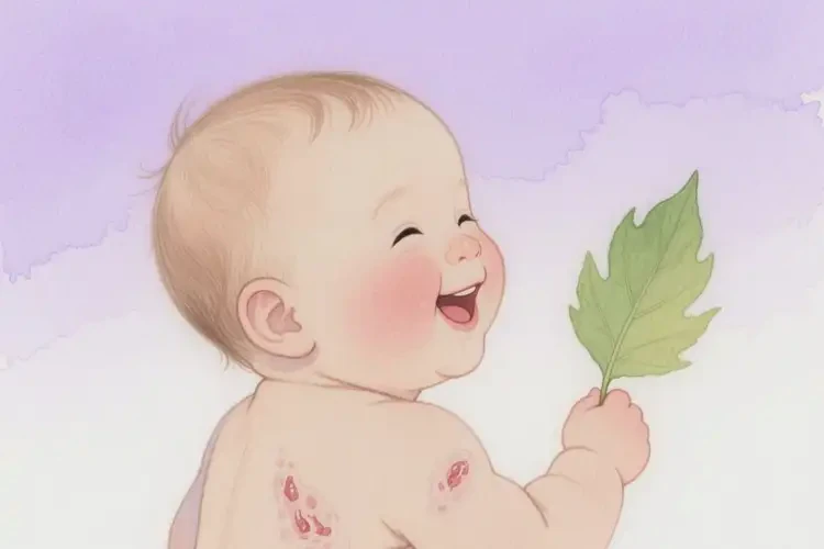 小儿全身有湿疹可以彻底自愈吗(图1)