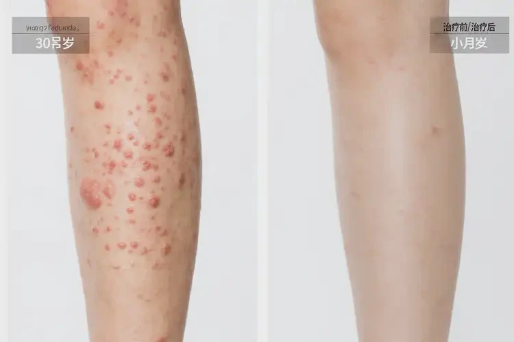 女生小腿有濕疹不管它會(huì)自己好嗎(圖1)
