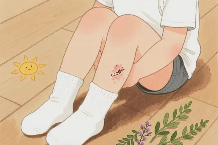 小孩小腿上容易長濕疹能靠自己自愈嗎(圖1)