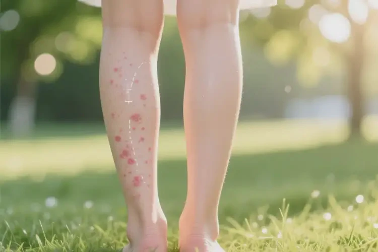 女性小腿上出現(xiàn)濕疹不管它會自己痊愈嗎(圖4)