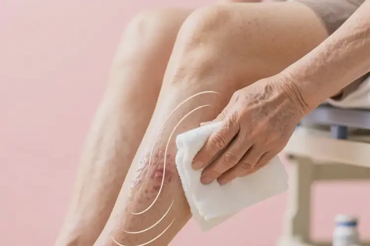 老人大腿容易長濕疹可以徹底自愈嗎(圖1)