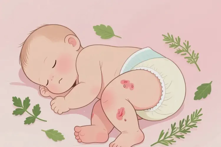 新生儿大腿长湿疹不管它会自己痊愈吗(图4)