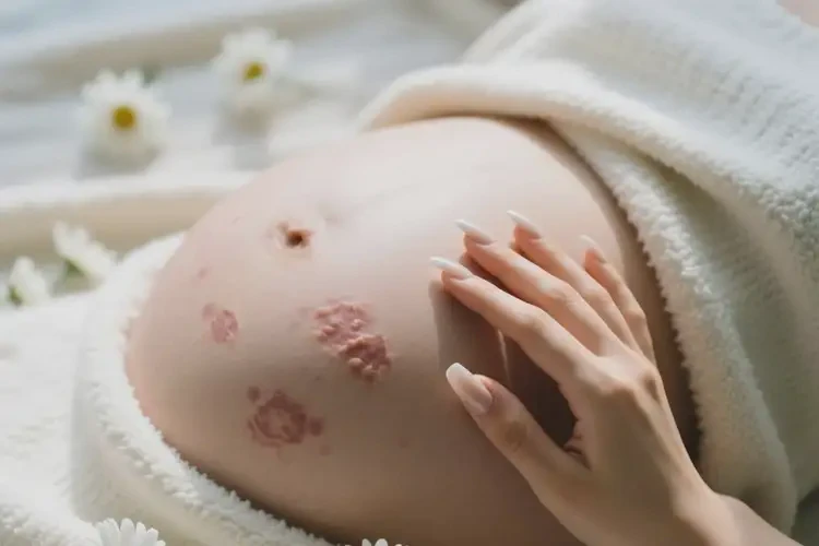 孕婦肚子經(jīng)常起濕疹不管它會自己自愈嗎(圖2)