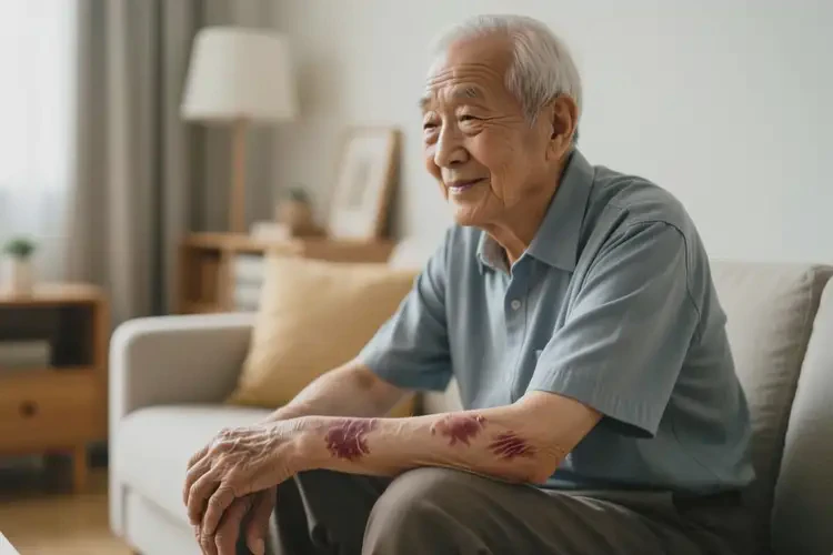 高齡老人手臂上出濕疹能徹底自愈嗎(圖3)