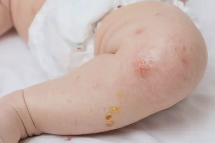 寶寶大腿出現(xiàn)濕疹不管它會(huì)自己好嗎